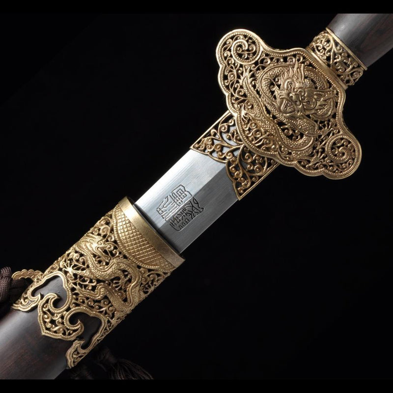 Handmade Chinese Sword Flying Dragon Sword(Chief level) Folded Steel F 