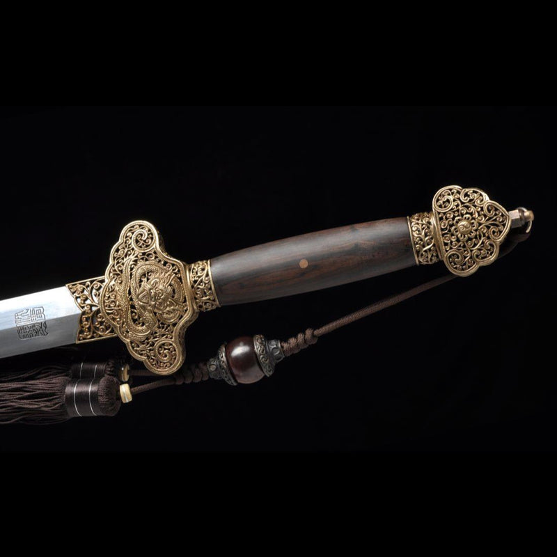 Handmade Chinese Sword Flying Dragon Sword(Chief level) Folded Steel F 