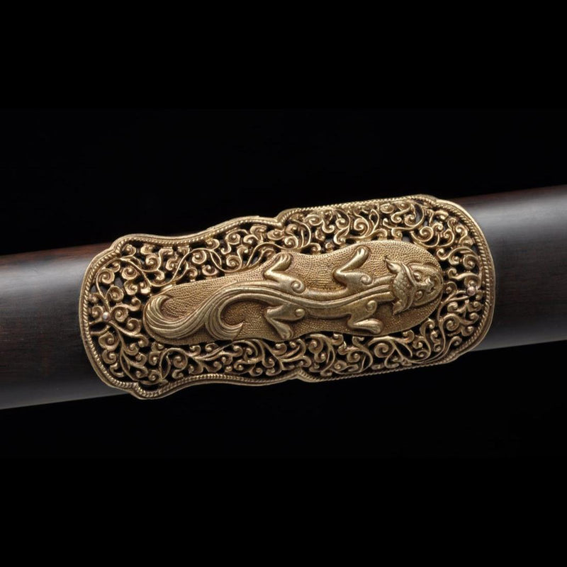 Handmade Chinese Sword Flying Dragon Sword(Chief level) Folded Steel F 