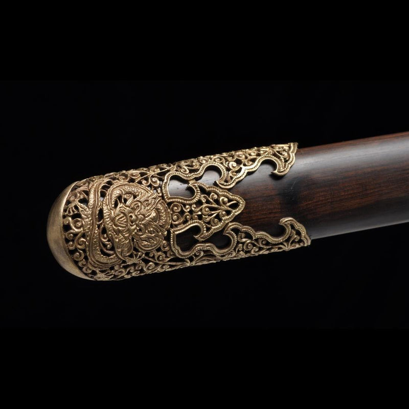 Handmade Chinese Sword Flying Dragon Sword(Chief level) Folded Steel F 