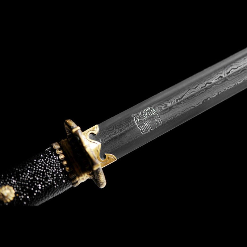 Handmade Chinese Sword Loyalty Sword Folded steel Finely Sharpened Eig 