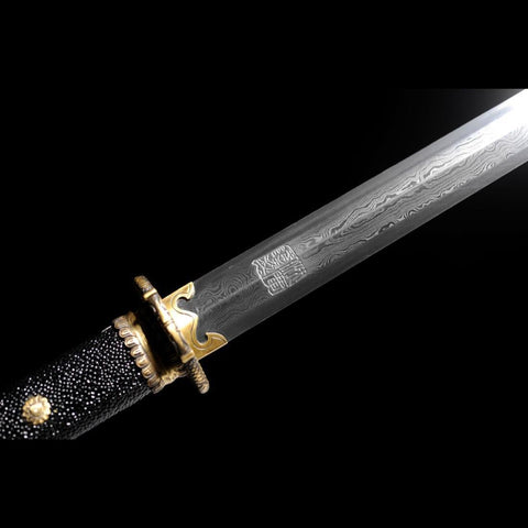 Handmade Chinese Sword Loyalty Sword Folded steel Finely Sharpened Eight-sided Blade-COOLKATANA-SL-6059-U