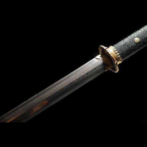 Handmade Chinese Sword Loyalty Sword Folded steel Finely Sharpened Eight-sided Blade-COOLKATANA-SL-6059-U