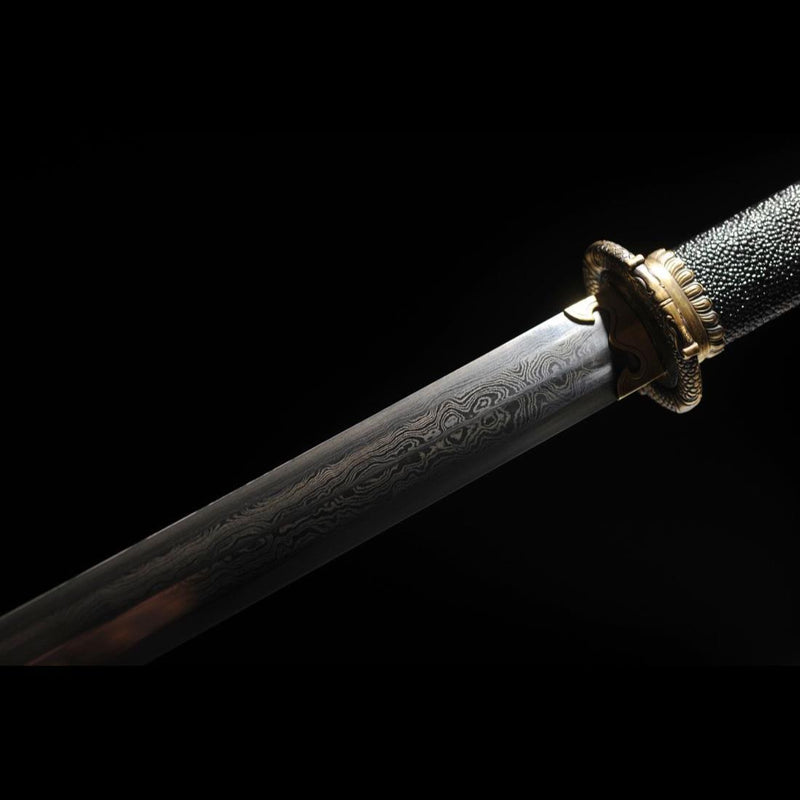 Handmade Chinese Sword Loyalty Sword Folded steel Finely Sharpened Eig 