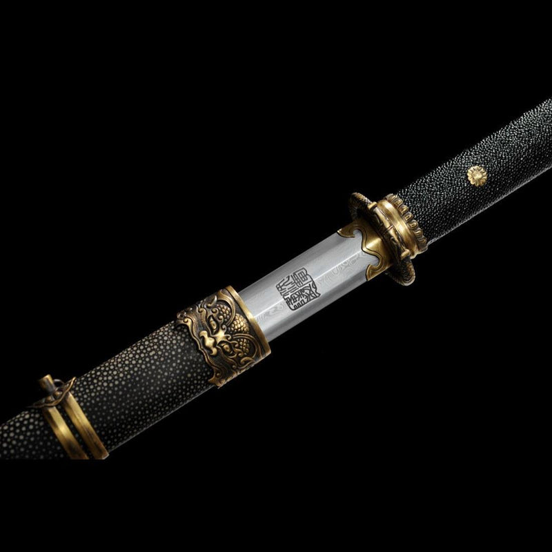 Handmade Chinese Sword Loyalty Sword Folded steel Finely Sharpened Eig 