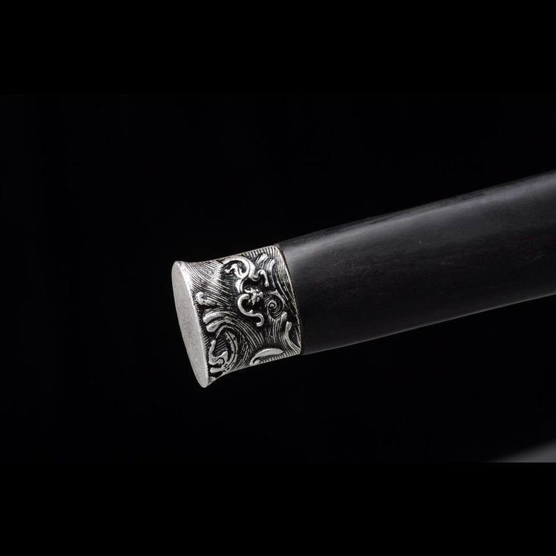 Handmade Chinese Sword Little Red Dragon Han Jian Short Sword Folded S 