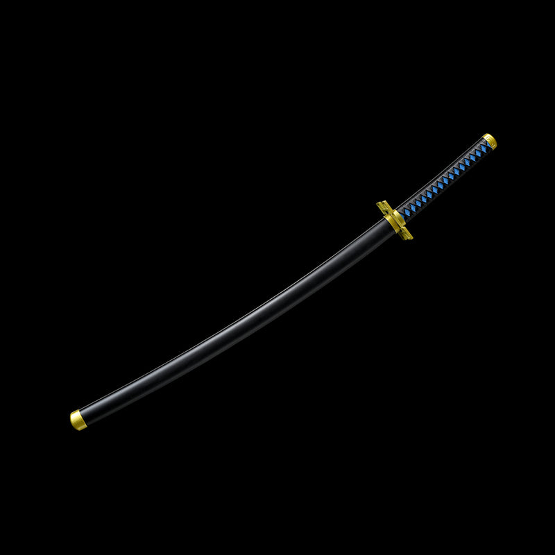 1095 High Carbon Steel Black Demon Slayer Muichiro Tokito Nichirin Katana Schwert 