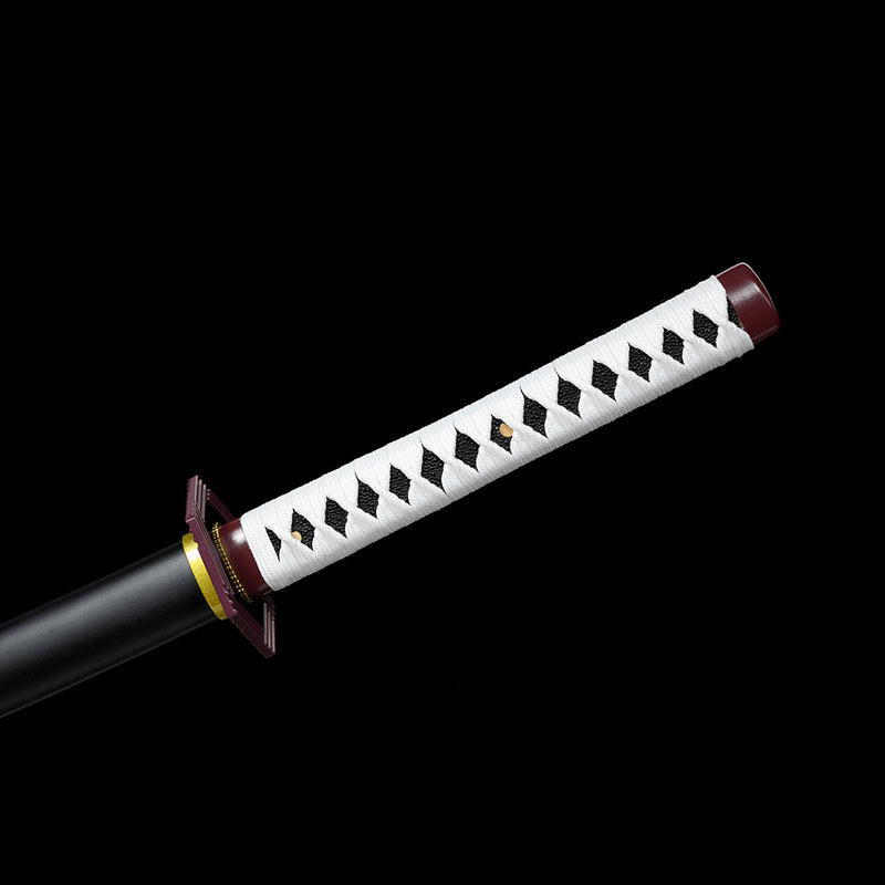 1095 High Carbon Steel Black Blade Demon Slayer Giyu Tomioka Nichirin Katana Sword 