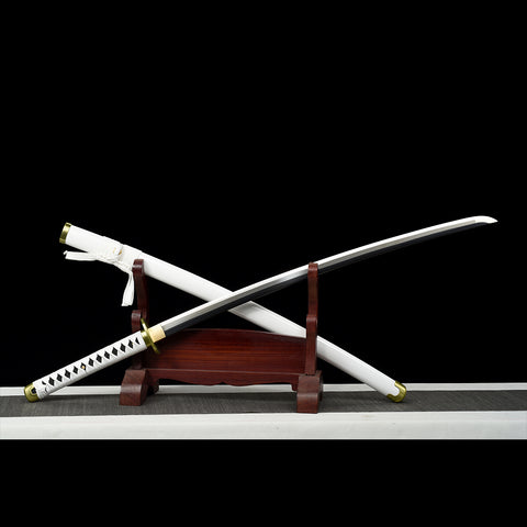 Anime sword one piece characters roronoa zoro Wado Ichimonji 1095 High Carbon Steel QQ-0112-U COOLKATANA 1