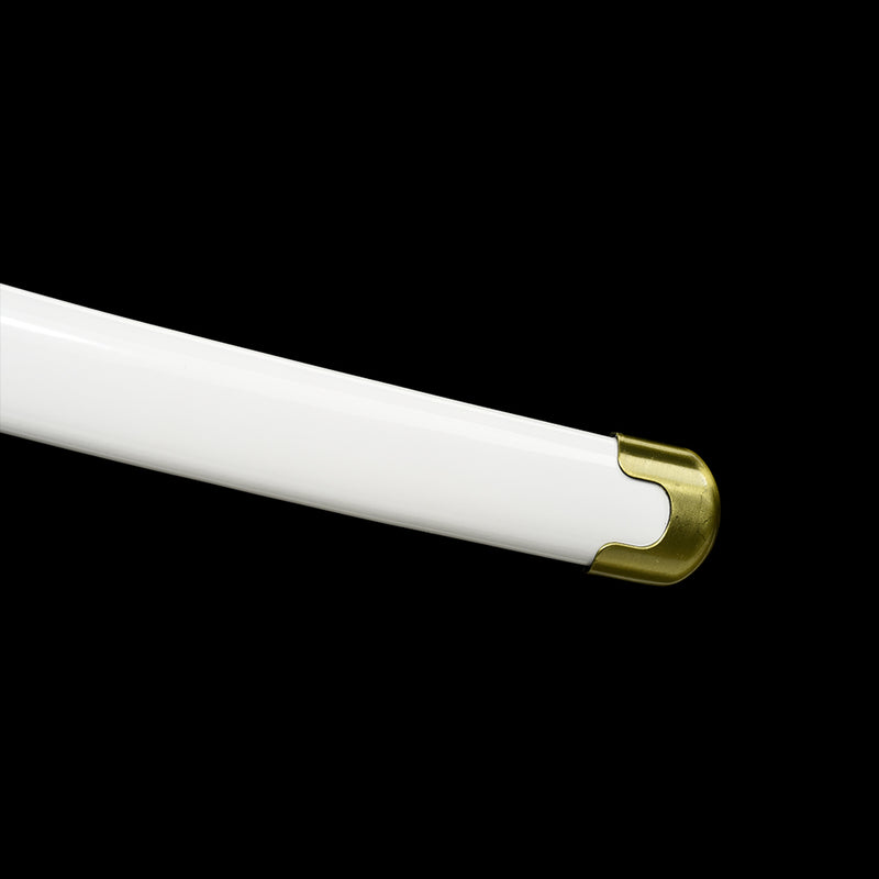 1095 High Carbon Steel White One Piece Roronoa Zoro's Wado Ichimonji Katana Sword 