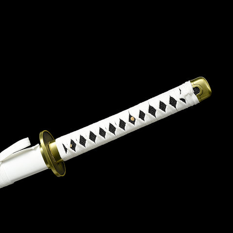 Anime sword one piece characters roronoa zoro Wado Ichimonji 1095 High Carbon Steel Tsuba QQ-0112-U COOLKATANA 16