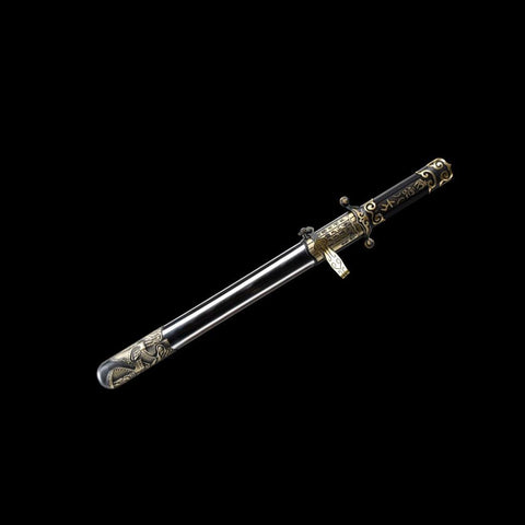 Handmade Chinese Sword General Short Sword Folded Steel Eight-sided Blade-COOLKATANA-SL-7116-U