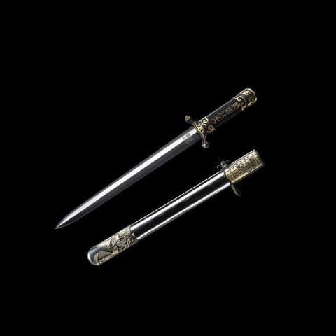 Handmade Chinese Sword General Short Sword Folded Steel Eight-sided Blade-COOLKATANA-SL-7116-U