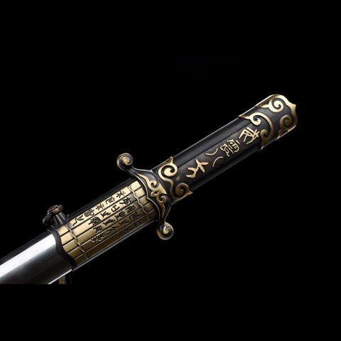 Handmade Chinese Sword General Short Sword Folded Steel Eight-sided Blade-COOLKATANA-SL-7116-U