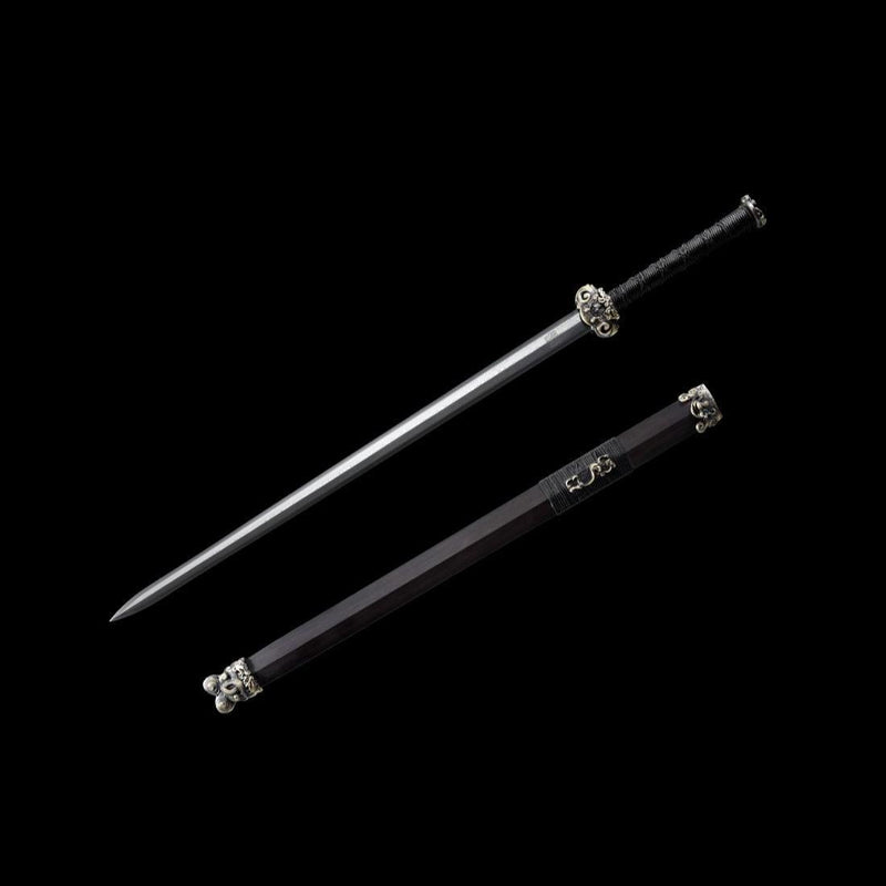 Handgefertigte chinesische Schwerter Youlong Jian Longquan Schwert Gefaltete achtseitige Stahlklinge - COOLKATANA 