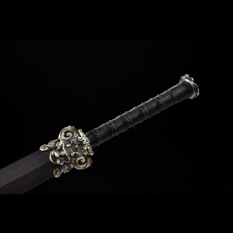 Handgefertigte chinesische Schwerter Youlong Jian Longquan Schwert Gefaltete achtseitige Stahlklinge - COOLKATANA 