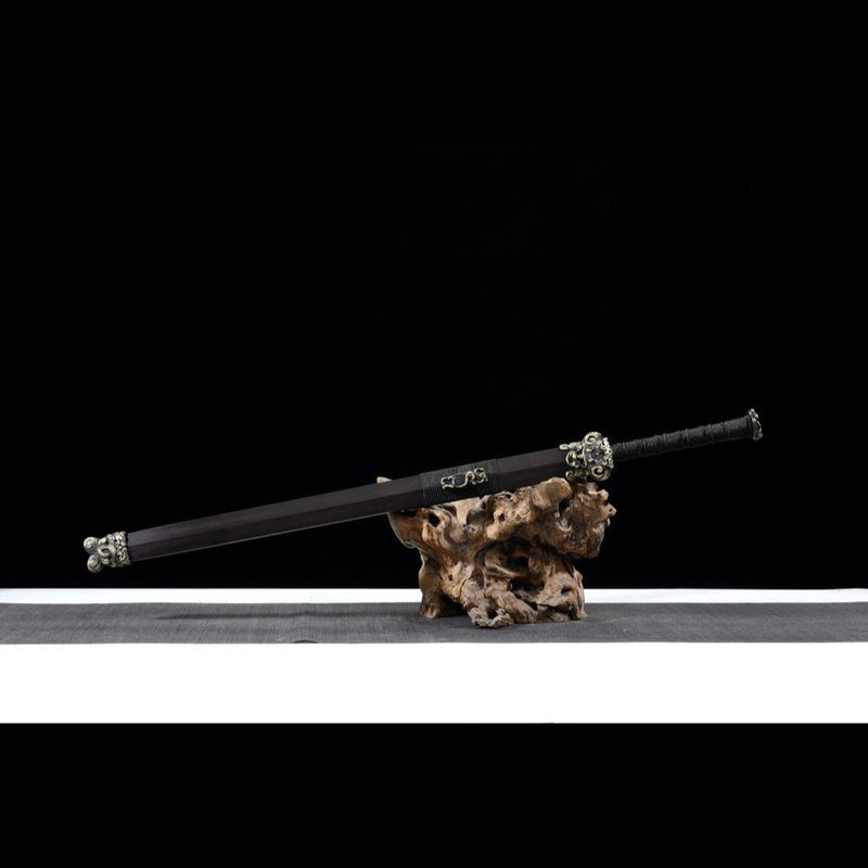 Handgefertigte chinesische Schwerter Youlong Jian Longquan Schwert Gefaltete achtseitige Stahlklinge - COOLKATANA 