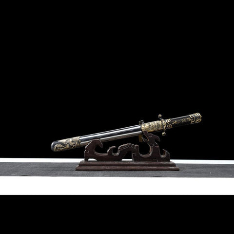 Handmade Chinese Sword General Short Sword Folded Steel Eight-sided Blade-COOLKATANA-SL-7116-U