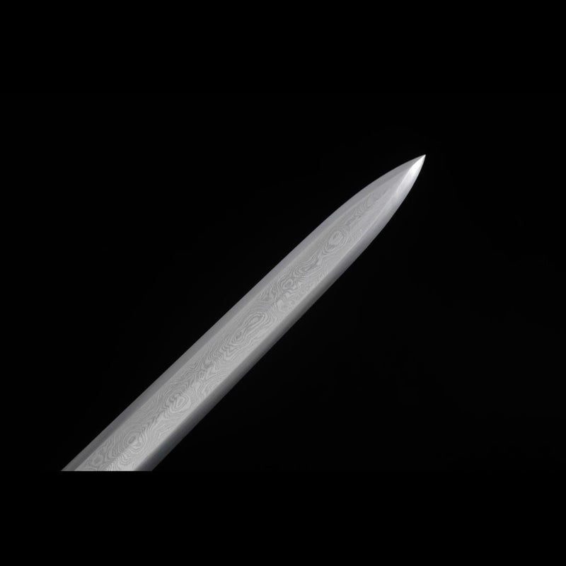 Handmade Chinese Sword Four-Holy-Animal Han Jian Folded Steel Eight-Si 