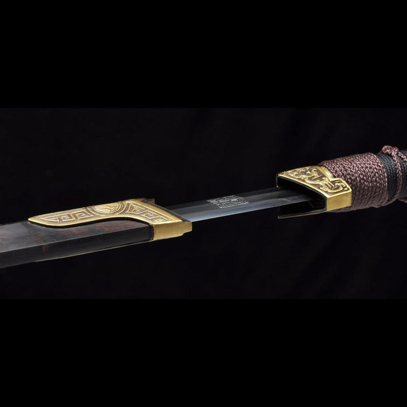 Handmade Chinese Sword Warring States BenChu Jian Folded Steel Eight-S 