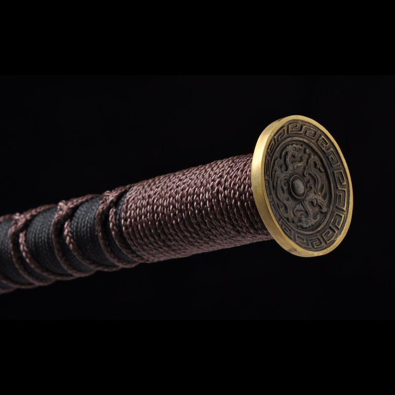 Handmade Chinese Sword Warring States BenChu Jian Folded Steel Eight-S 