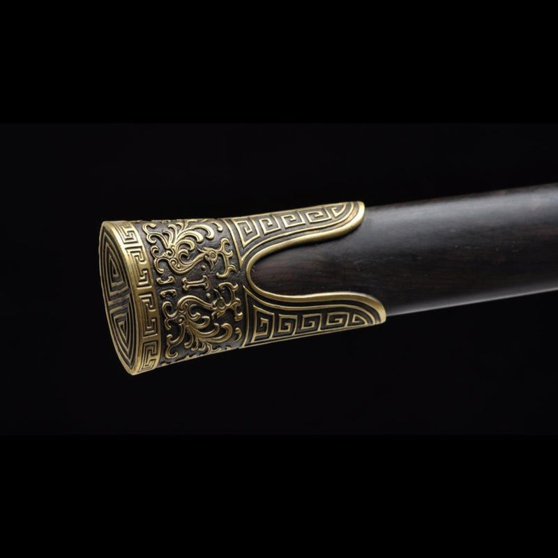 Handmade Chinese Sword Warring States BenChu Jian Folded Steel Eight-S 