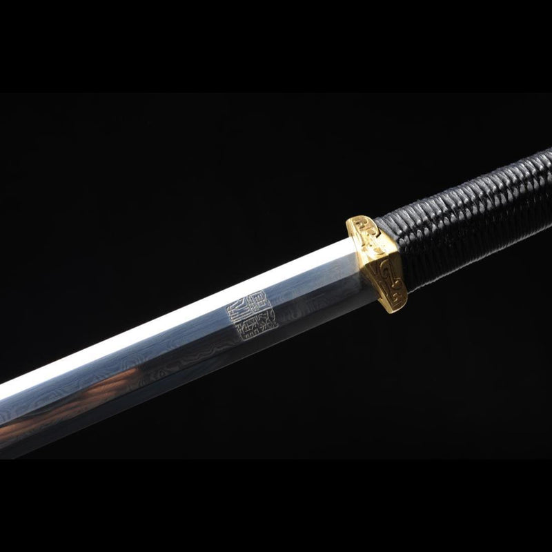 Handmade Chinese Sword Xiangyun Han Jian Auspicious Cloud Pattern Engr 