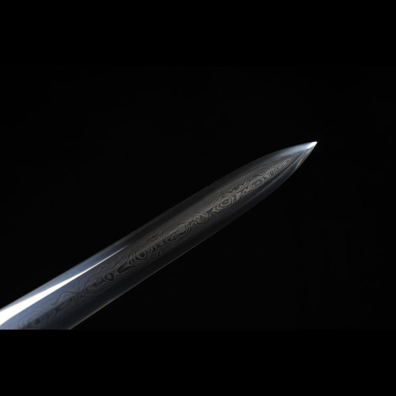 Handmade Chinese Sword Xiangyun Han Jian Auspicious Cloud Pattern Engr 