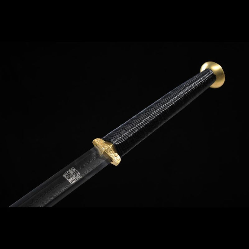 Handmade Chinese Sword Xiangyun Han Jian Auspicious Cloud Pattern Engr 