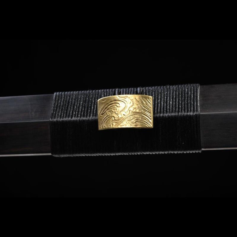 Handmade Chinese Sword Xiangyun Han Jian Auspicious Cloud Pattern Engr 