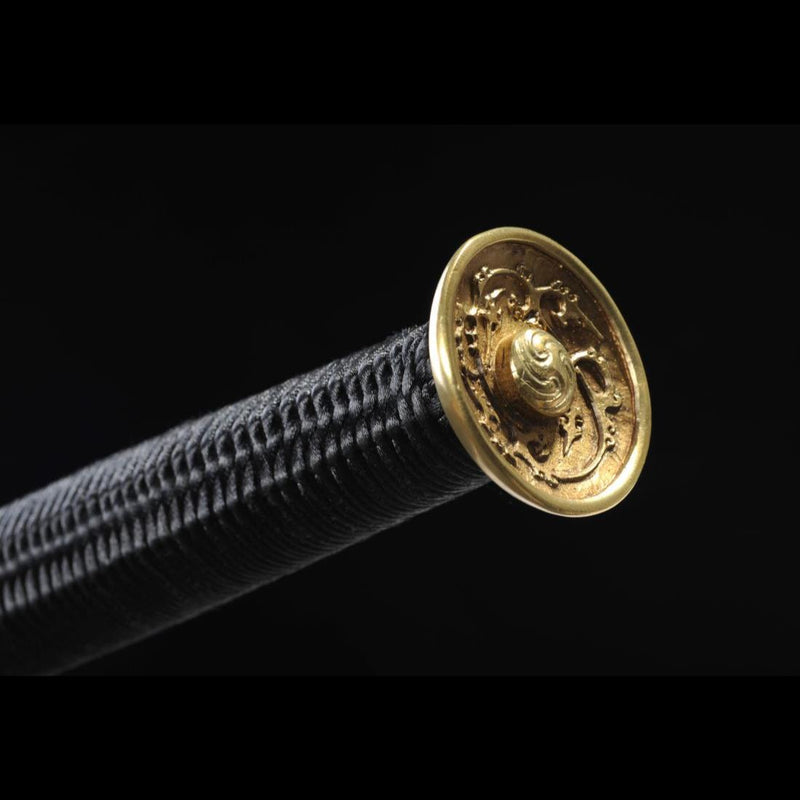 Handmade Chinese Sword Xiangyun Han Jian Auspicious Cloud Pattern Engr 