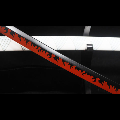 Anime sword rengoku demon slayer katana Nichirin Sword 1095 High Carbon Steel Sharpening SL-1421-U COOLKATANA 8
