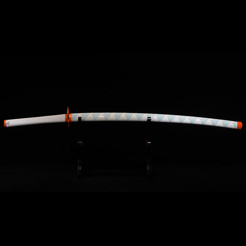 Hand Forged Anime Sword Demon Slayer Rengoku Kyojuro Nichirin Katana S 