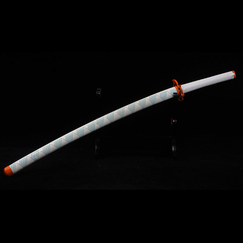 Hand Forged Anime Sword Demon Slayer Rengoku Kyojuro Nichirin Katana S 