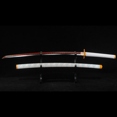 Anime sword rengoku demon slayer katana Nichirin Sword 1095 High Carbon Steel SL-1421-U COOLKATANA
2