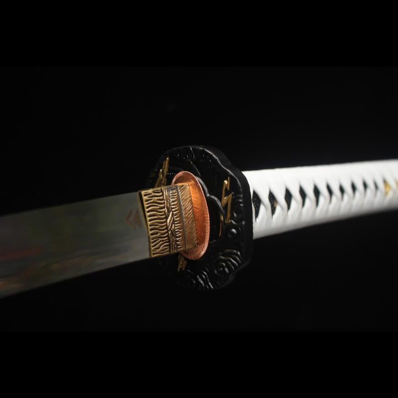 Handmade Game Ghost of Tsushima Katana Sword Set T10 Steel 