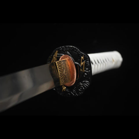 game sword katana ghost of tsushima jin sakai Short Katana Swod T10 Steel Blade Tsuba Fitting HY-0024-U COOLKATANA 4