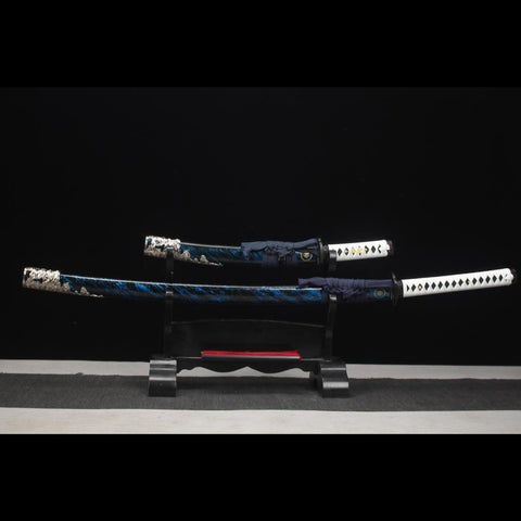 game sword katana ghost of tsushima jin sakai Sword katana And Tanto Sword Set T10 Steel Blade HY-0023-U 2