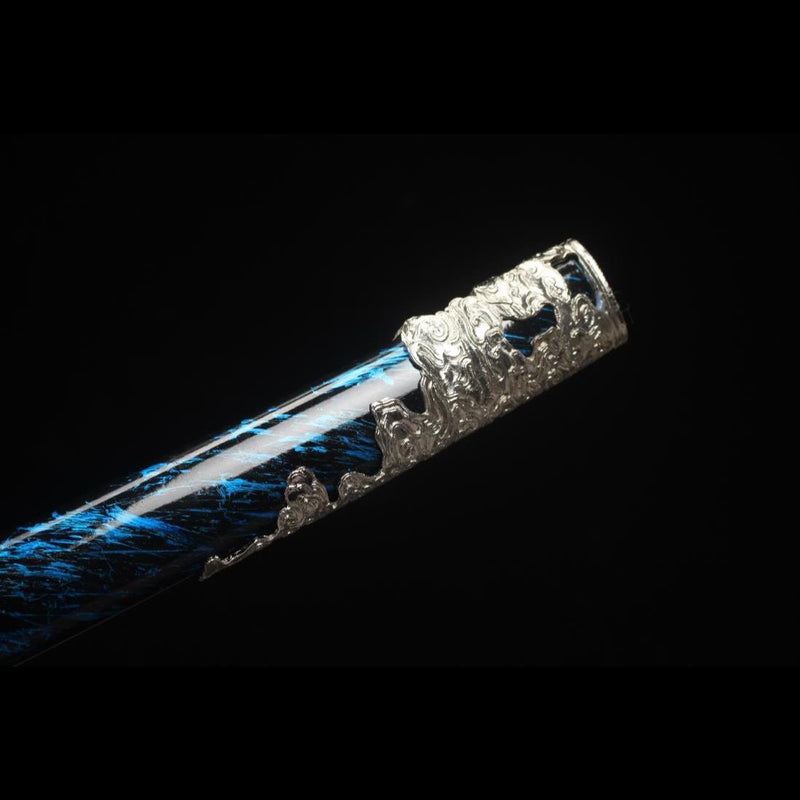 Handmade Game Ghost of Tsushima Katana Sword Set T10 Steel 
