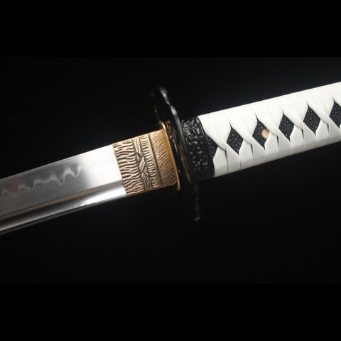game sword katana ghost of tsushima jin sakai Katana Sword T10 Steel Blade with Bo-Hi Habaki HY-0021-U-U 9