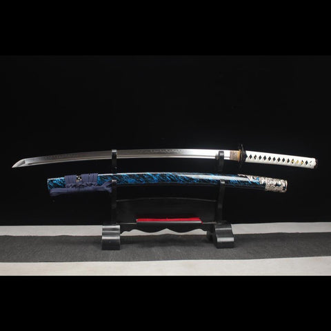 game sword katana ghost of tsushima jin sakai Katana Sword T10 Steel Blade with Bo-Hi HY-0021-U-U 1