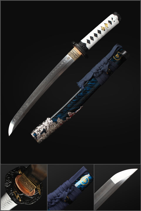 game sword katana ghost of tsushima jin sakai Short Katana Swod T10 Steel Blade HY-0024-U COOLKATANA