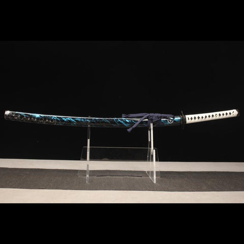 game sword katana ghost of tsushima jin sakai Katana Sword High Manganese Steel with Bo-Hi HY-0020-U 2