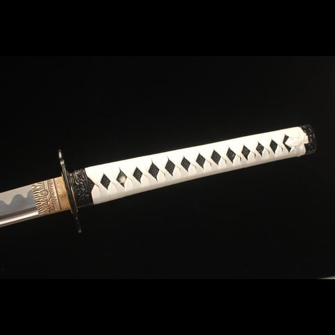 game sword katana ghost of tsushima jin sakai Katana Sword High Manganese Steel with Bo-Hi  Sageo HY-0020-U 7
