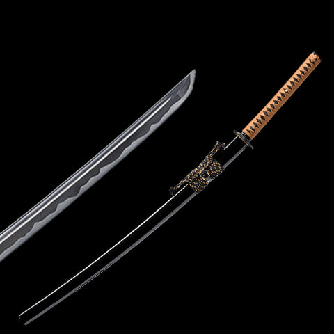 Hand Forged Japanese Iaito Practice Sword 1060 Carbon Steel Unsharp Full Tang-COOLKATANA-SL-1317-U-U