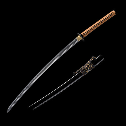 Hand Forged Japanese Iaito Practice Sword 1060 Carbon Steel Unsharp Full Tang-COOLKATANA-SL-1317-U-U