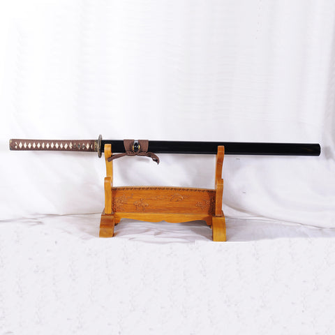 Hand Forged Japanese Ninja Chokuto Straight Blade Ninjato 1095 Carbon Steel KIRIHA-ZUKURI Shape-COOLKATANA-SL-1093-U