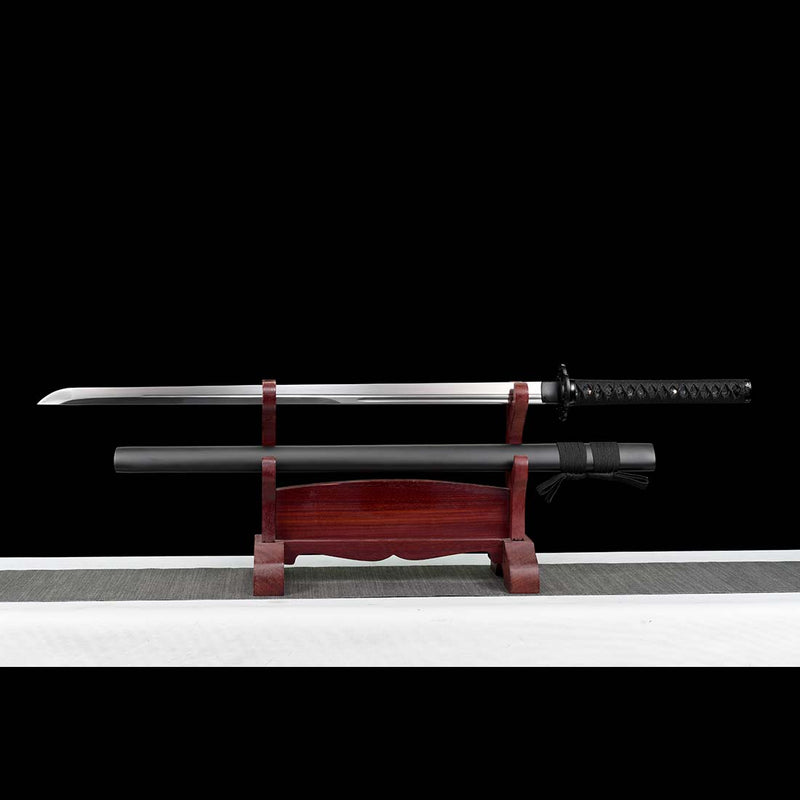 Hand Forged Japanese Ninja Chokuto Sword 1095 High Carbon Steel Iron T 