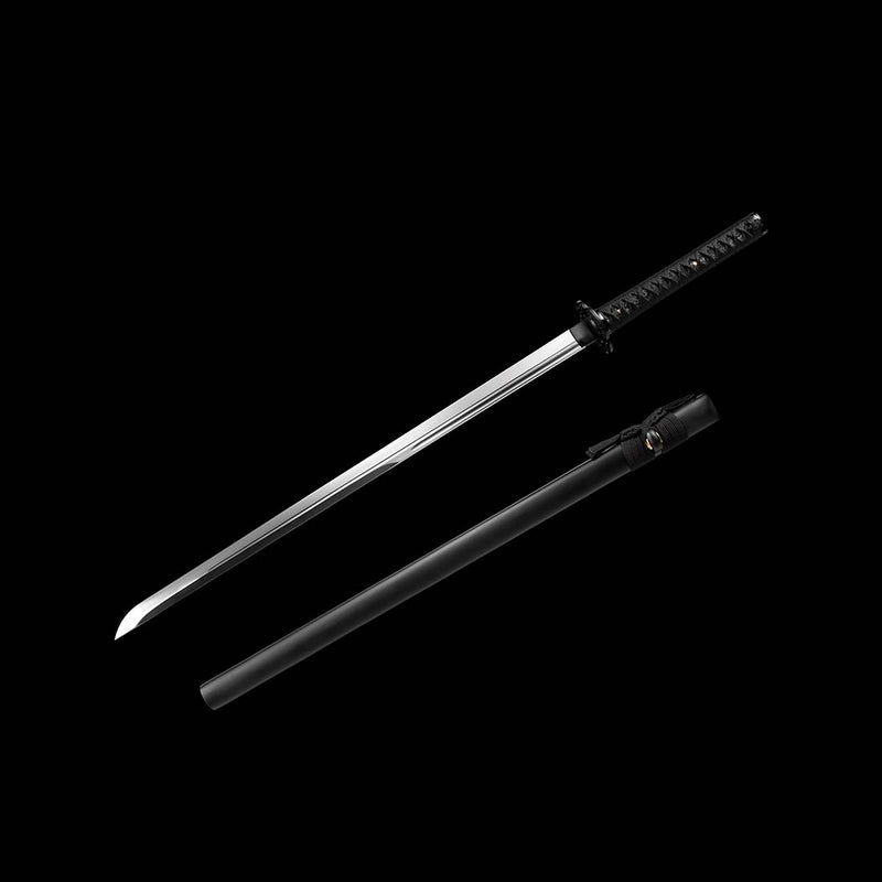 Hand Forged Japanese Ninja Chokuto Sword 1095 High Carbon Steel Iron T 