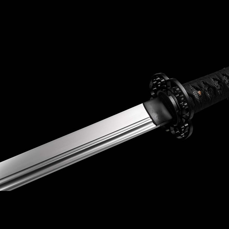 Hand Forged Japanese Ninja Chokuto Sword 1095 High Carbon Steel Iron T 